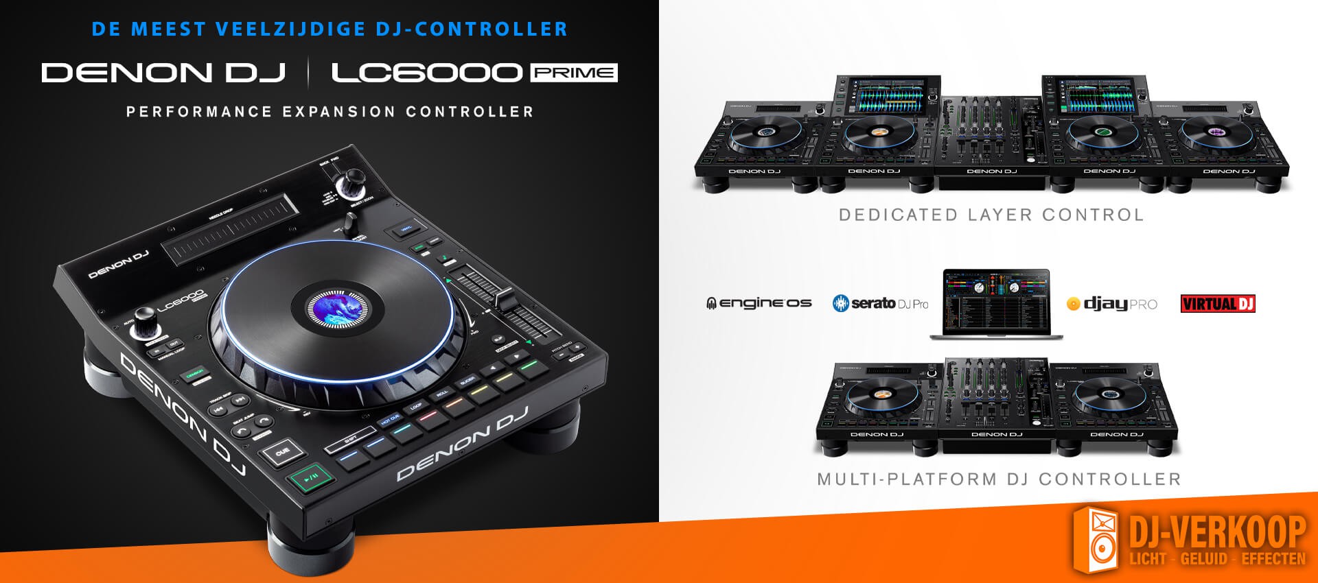 DE MEEST VEELZIJDIGE DJ-CONTROLLER | DENON DJ LC6000 PRIME